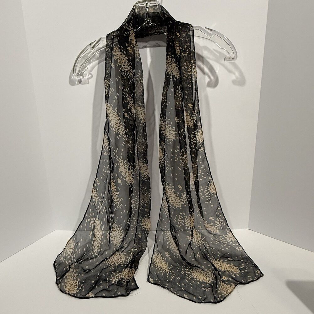 Fashion Women’s Scarf Polyester Wrap Summer Scarves 58” X 12” - Picture 9 of 13